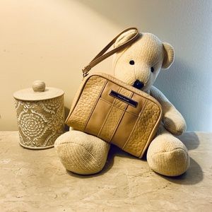 Cole Haan Leather Wristlet